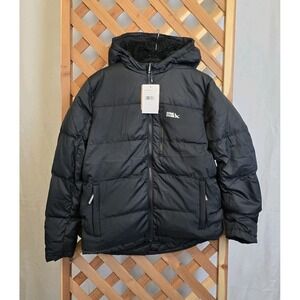 NWT Eddie Bauer Boys' Heavyweight Faux Fur Lined Hooded Insulated Jacket - Sz XL